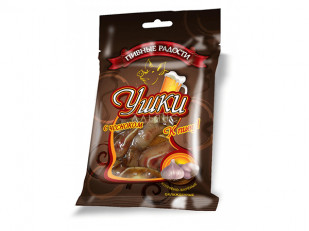 Кальмар кольца со вкусом краба: Уши свиные с чесноком 