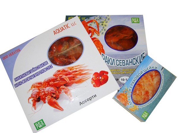 Раки в ассортименте в Курске