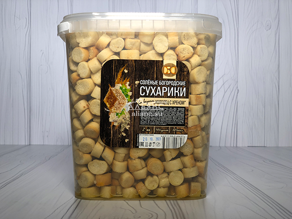 Сухарики с холодцом и хреном в Курске