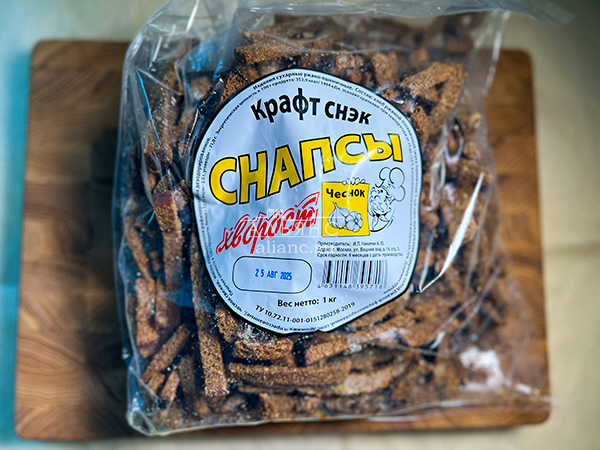 Снапсы хворост "Чеснок" в Курске