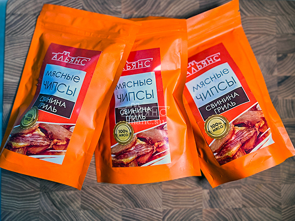 Мясо (АЛЬЯНС) вяленое свинина "Гриль" 50 гр. в Курске