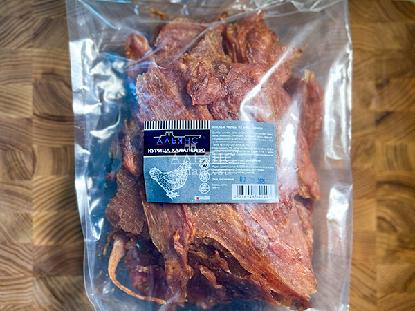 Мясо (АЛЬЯНС) вяленое курица 500гр "С халапеньо" в Курске