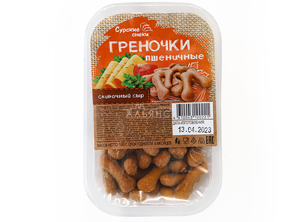 Сурские (ПШЕНИЧНЫЕ) Сливочный сыр (100 гр) в Курске