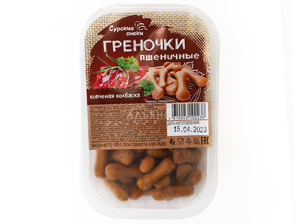 Сурские (ПШЕНИЧНЫЕ) Копченая колбаска (100 гр) в Курске