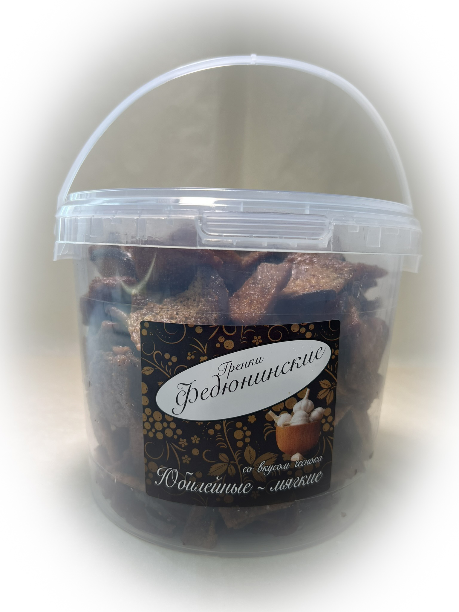 Гренки "ФЕДЮНИНСКИЕ" "Чеснок" (ведро 900 гр.) в Курске