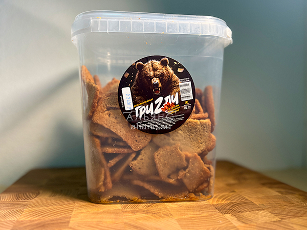 Ведро Ржаные гренки со вкусом Крылышки Барбекю (1 кг) в Курске