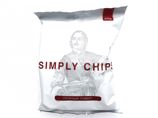 Картофельные чипсы "Simple chips" Пряный томат 80 гр. в Курске